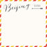 Travel Memories Collection Beijing Air Mail 12 x 12 Double-Sided Scrapbook Paper by Scrapbook Customs