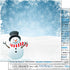 Winter Fun Collection Build A Snowman 12 x 12 Double-Sided Scrapbook Paper by Scrapbook Customs