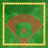 Watercolor Sports Collection Softball 12 x 12 Double-Sided Scrapbook Paper by Scrapbook Customs