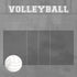 Watercolor Sports Collection Volleyball 12 x 12 Double-Sided Scrapbook Paper by Scrapbook Customs