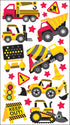 Construction Zone 4 x 7 Dimensional Scrapbook Sticker Sheet by Sticko
