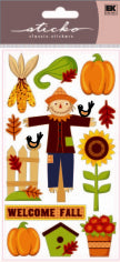Fall Collection Welcome Fall 4 x 7 Scrapbook Sticker Sheet by Sticko