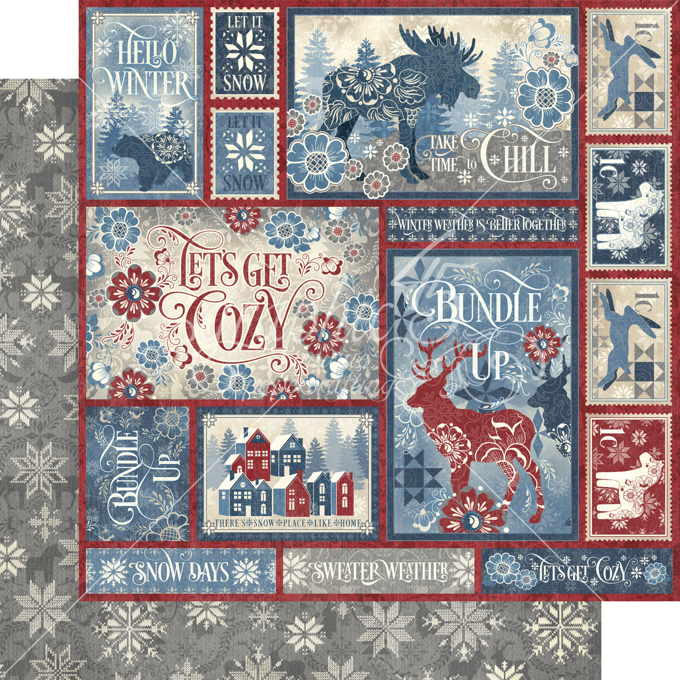 Let's Get Cozy Collection 12 x 12 Scrapbook Collection Pack by Graphic 45