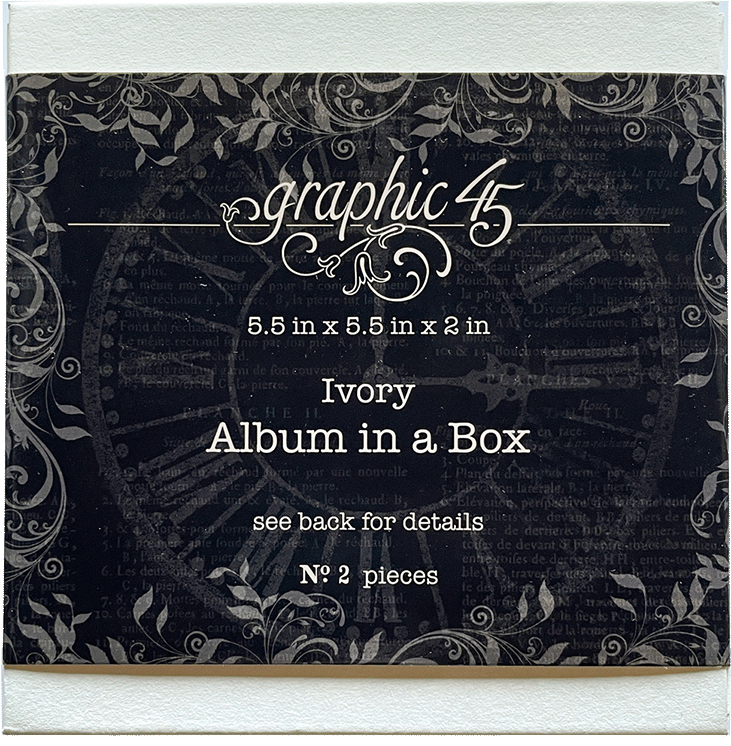 Album in a Box (Ivory) by Graphic 45 - Scrapbook Supply Companies