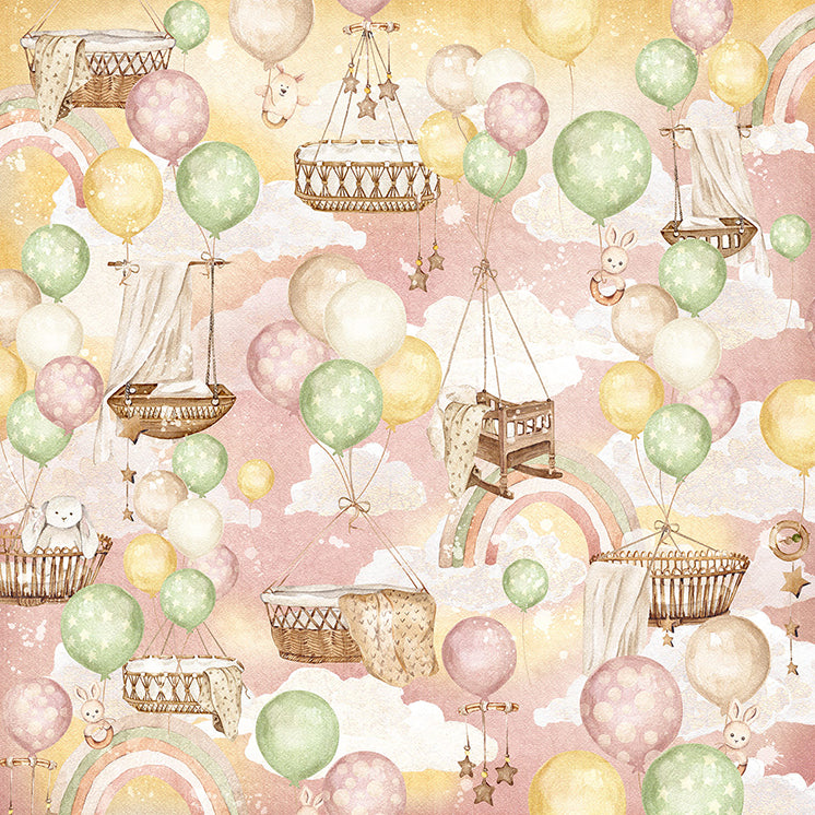 Little One Collection Lullaby Land 12 x 12 Double-Sided Scrapbook Paper by Graphic 45