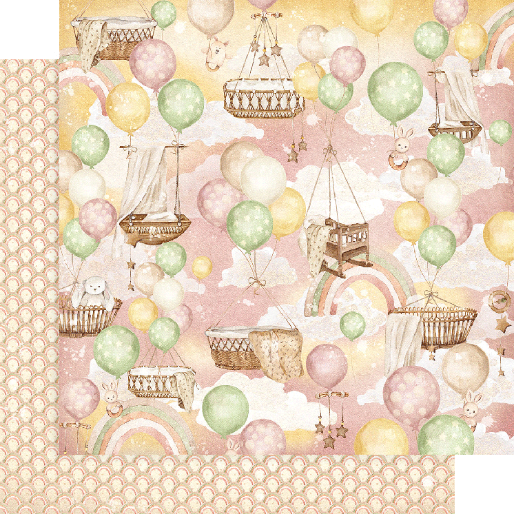 Little One Collection Lullaby Land 12 x 12 Double-Sided Scrapbook Paper by Graphic 45