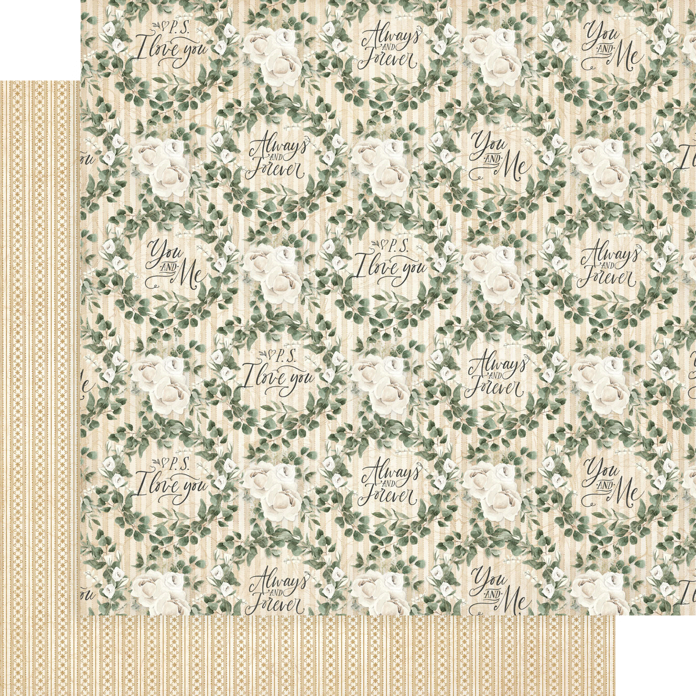 P.S. I Love You 12 x 12 Scrapbook Collection Pack by Graphic 45 - 17 Pieces