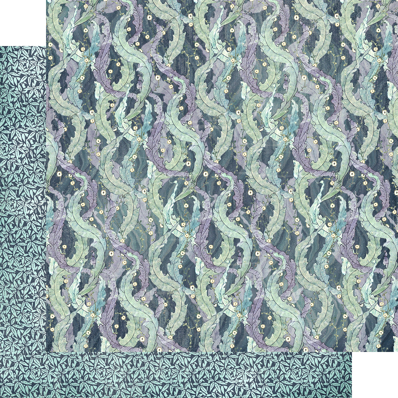 Make A Splash Collection Ocean Dance 12 x 12 Double-Sided Scrapbook Paper by Graphic 45