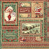 Letters To Santa Collection Holly Jolly Express 12 x 12 Double-Sided Scrapbook Paper by Graphic 45 - Scrapbook Supply Companies