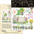 Grow With Love Collection (2) - 6 x 8 Scrapbook Rub On Transfer Sheets by Graphic 45