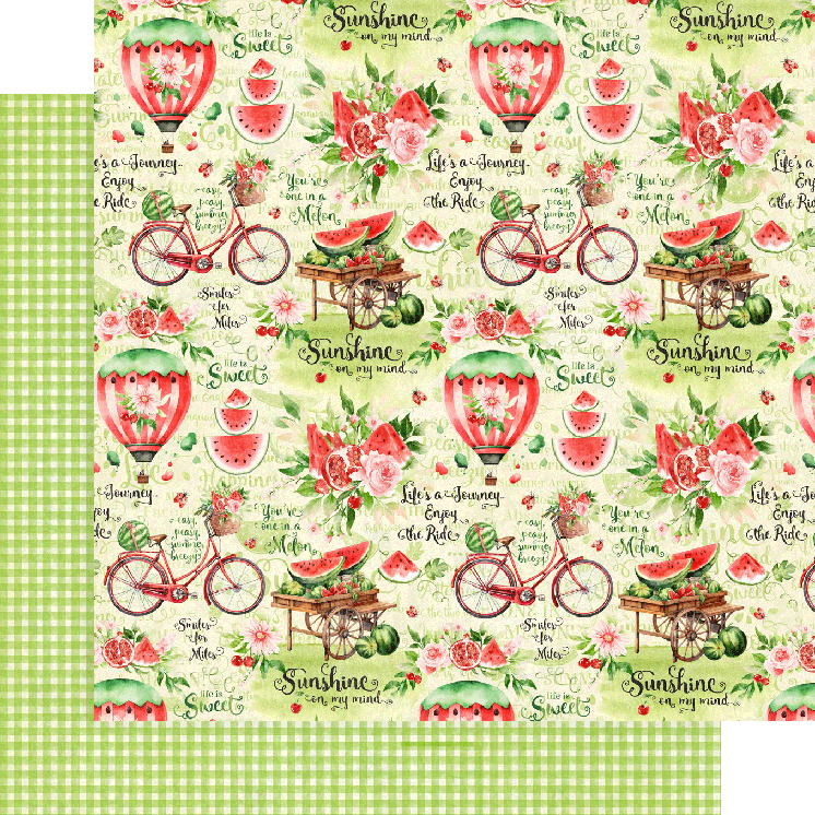 Sunshine on my Mind Collection 12 x 12 Double-Sided Scrapbook Paper Kit by Graphic 45