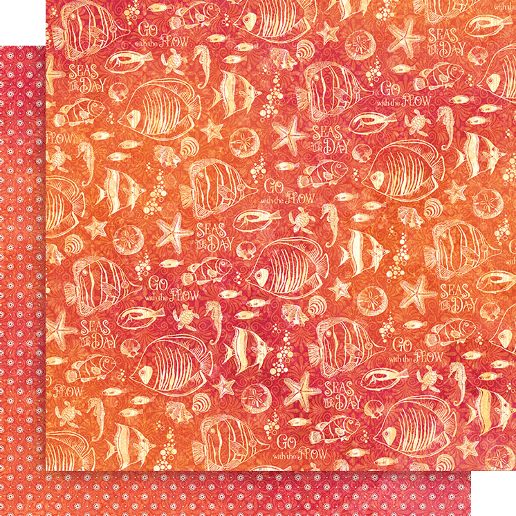 Seas The Day 12 x 12 Scrapbook Collection Pack by Graphic 45 - 24 Papers