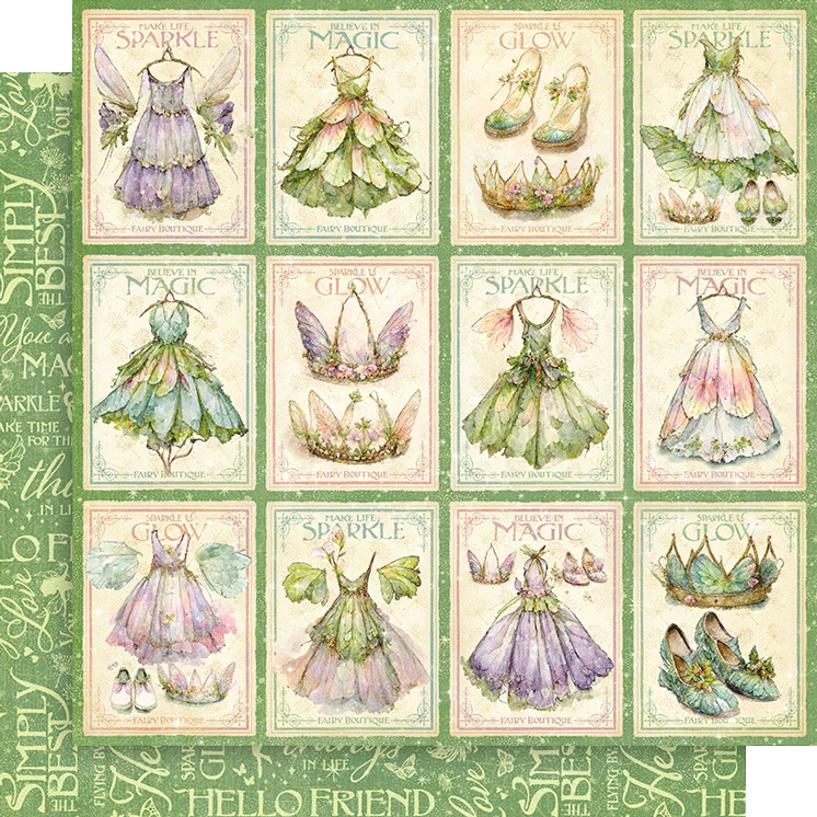 Fairy Boutique 12 x 12 Scrapbook Collection Pack by Graphic 45 - 24 Papers