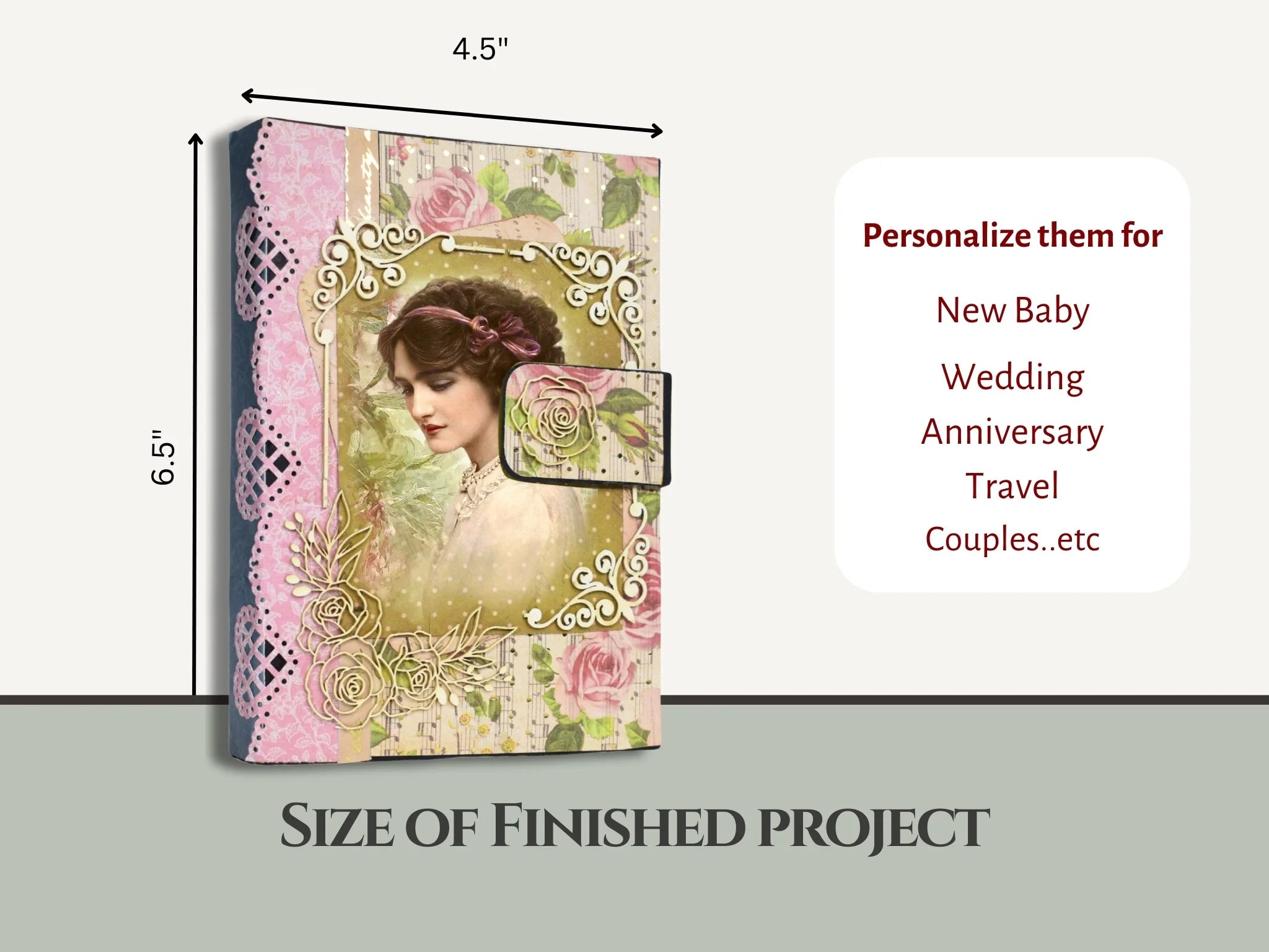Easy Albums Collection Double Folio Scrapbook Kit by CrafTreat - Set of 2 Albums
