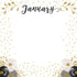 Calendar Memories Collection January 12 x 12 Double-Sided Scrapbook Paper by Scrapbook Customs - Scrapbook Supply Companies