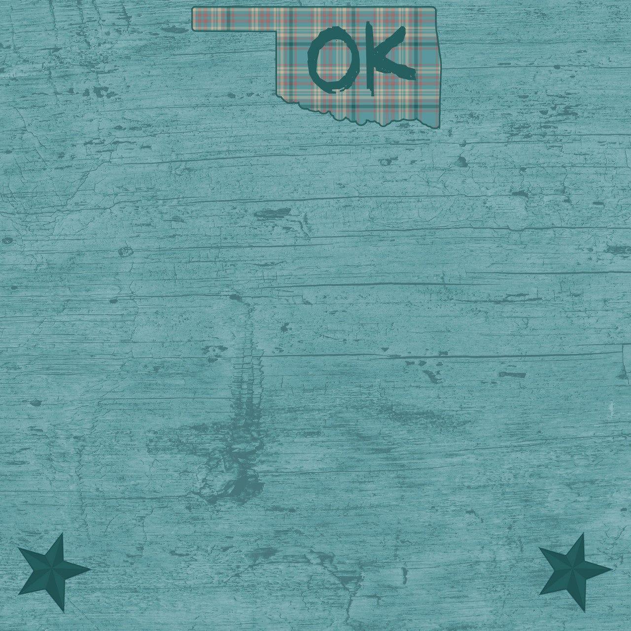 Stateside Collection Oklahoma 12 x 12 Double-Sided Scrapbook Paper by SSC Designs - Scrapbook Supply Companies