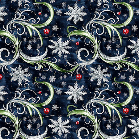 Cardmaker's Collection Midnight Mistletoe 4.25 x 5.5 Pre-Cut Card Fronts by SSC Designs - 24 Pack