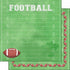 Watercolor Sports Collection Football 12 x 12 Double-Sided Scrapbook Paper by Scrapbook Customs - Scrapbook Supply Companies