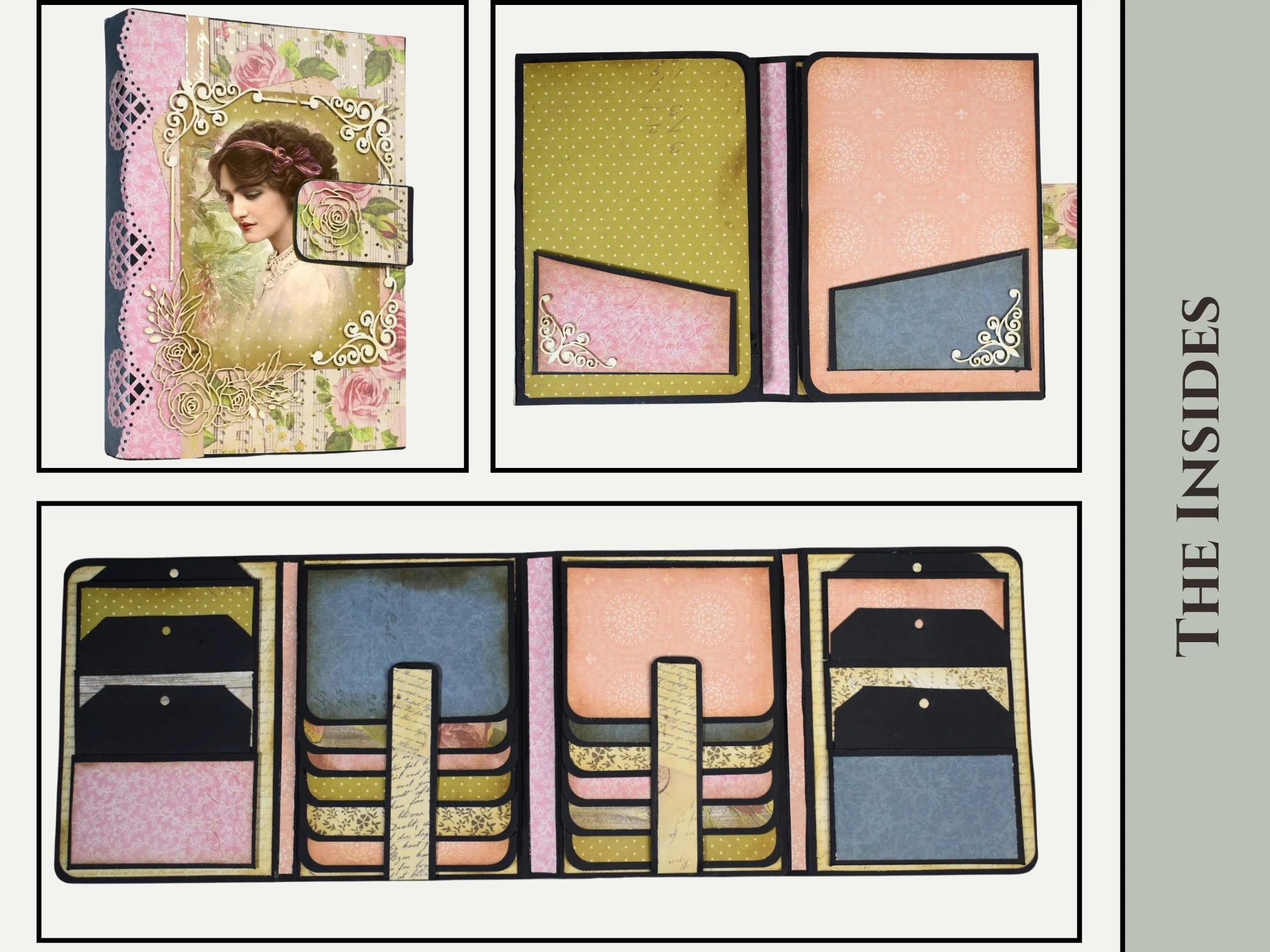 Easy Albums Collection Double Folio Scrapbook Kit by CrafTreat - Set of 2 Albums