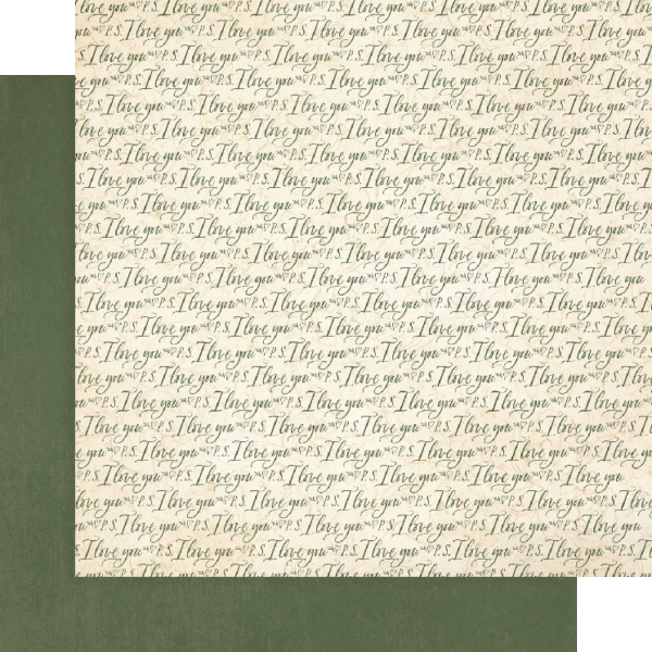 P.S. I Love You Collection 12 x 12 Patterns & Solids Scrapbook Paper Pack by Graphic 45