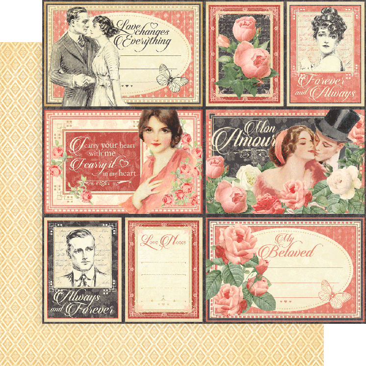 Mon Amour Collector's Edition 8 x 8 Scrapbook Collection Pack by Graphic 45