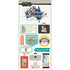 Travel Memories Collection Sydney Memories 6 x 12 Scrapbook Sticker Sheet by Scrapbook Customs