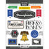 State Collection Pennsylvania Postage 6 x 8 Scrapbook Sticker Sheet by Scrapbook Customs