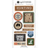 Life Is Better Collection Hunting Trip 6 x 12 Scrapbook Sticker Sheet by Scrapbook Customs
