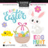 Easter Collection Easter Peeps 6x6 Scrapbook Sticker Sheet by Scrapbook Customs