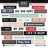 Word Bits Collection Dog 6x6 Scrapbook Sticker Sheet by Scrapbook Customs