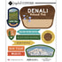 National Park Collection Denali National Park Signs 6x8 Scrapbook Sticker by Scrapbook Customs