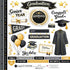 Graduation Collection Senior Grad 12 x 12 Scrapbook Sticker Sheet by Scrapbook Customs