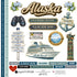 Scenic Alaska Collection Alaska 12 x 12 Scrapbook Sticker Sheet by Scrapbook Customs