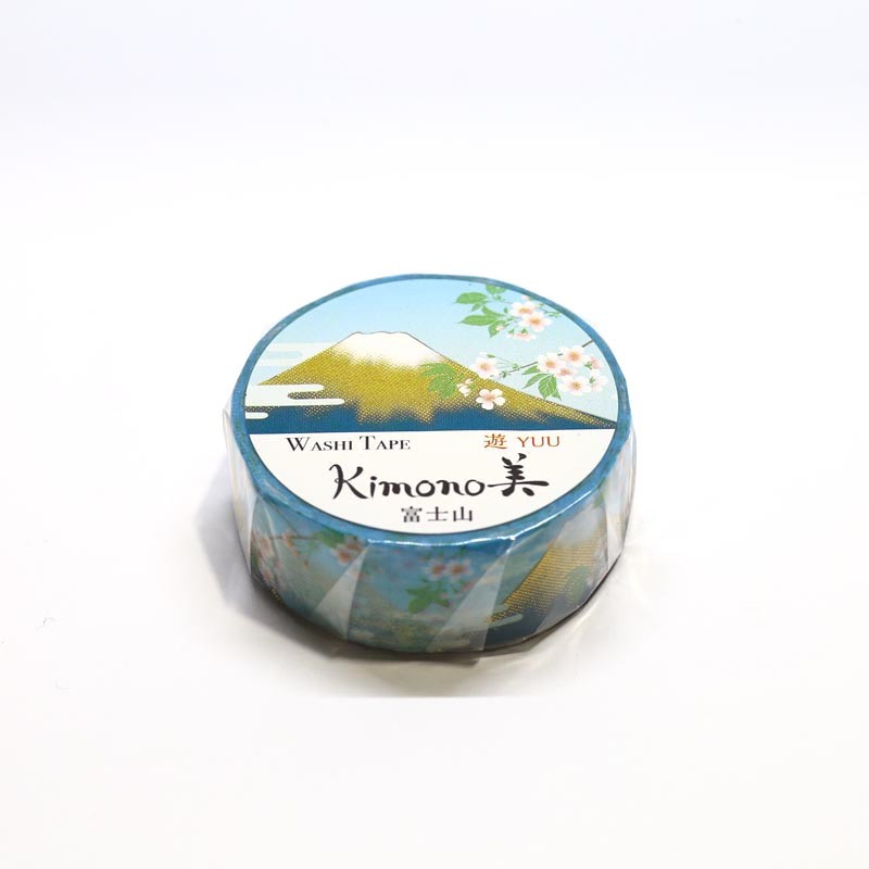 World Travel Collection Mount Fuji Gold Foil Decorative Washi Tape - 15mm x 7m