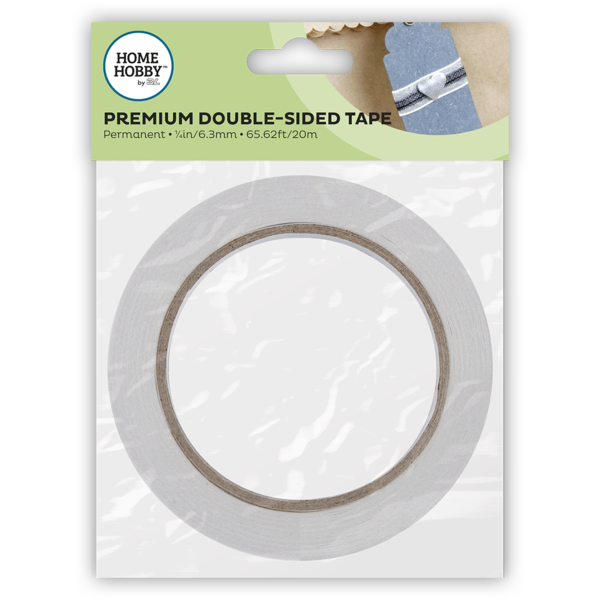 Home & Hobby Collection Premium Double-Sided Permanent Tape by 3L - 1/4" x 22 Yards