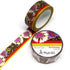 World Travel Collection  Germany Cyanus Gold Foil Decorative Washi Tape - 15mm x 7m