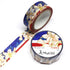World Travel Collection  France Lily Gold Foil Decorative Washi Tape - 15mm x 7m