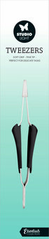 Soft Grip, Fine Tip Precision Tweezers by Studio Light - 5"