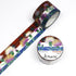 World Travel Collection  Scotland Thistle Gold Foil Decorative Washi Tape - 25mm x 5mm