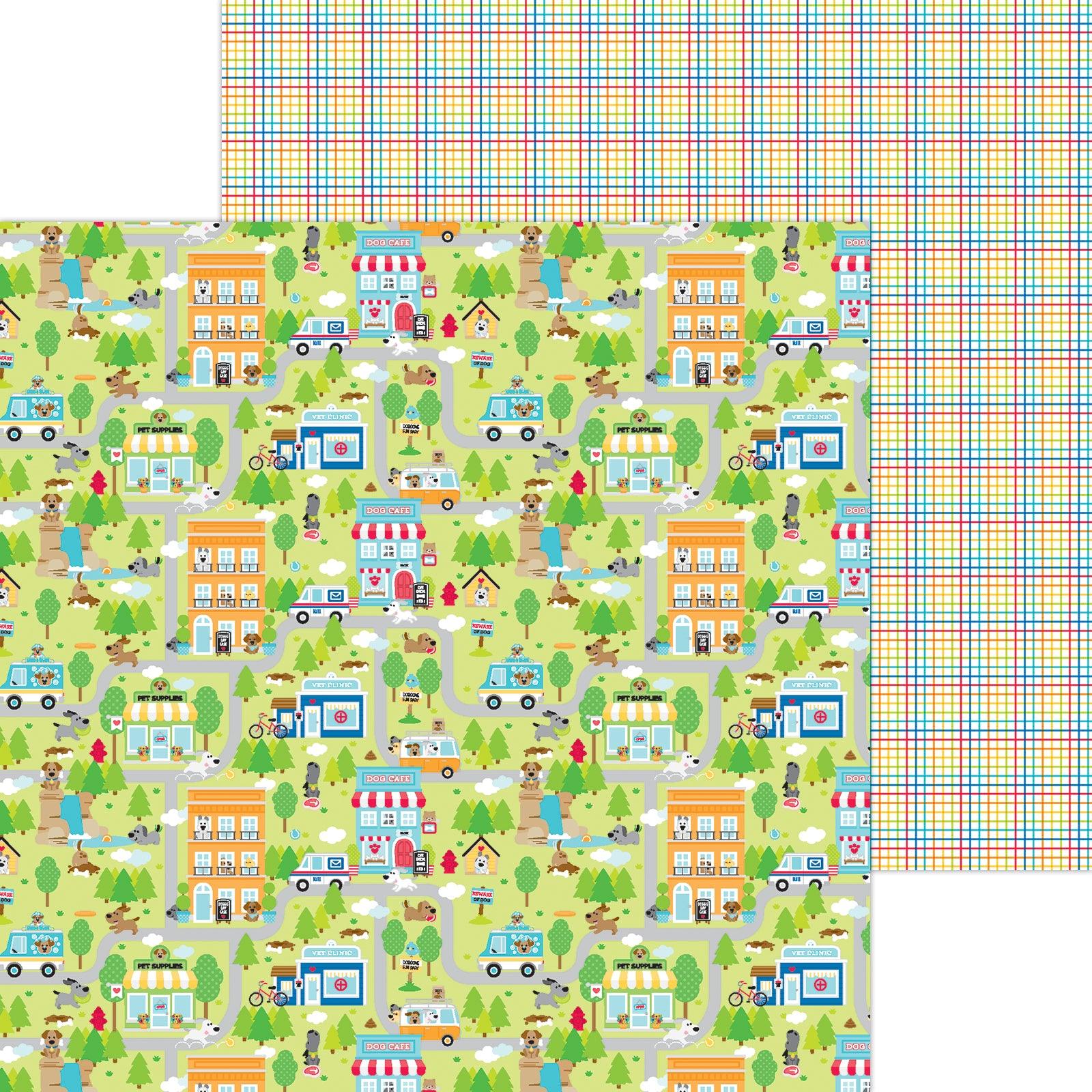 Doggone Cute Collection 12 x 12 Scrapbook Collection Kit by Doodlebug Design - Scrapbook Supply Companies