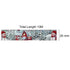 TW Collection Christmas Scene Silver Foiled Snowman & North Pole 20mm x 30 Feet Washi Tape by SSC Designs