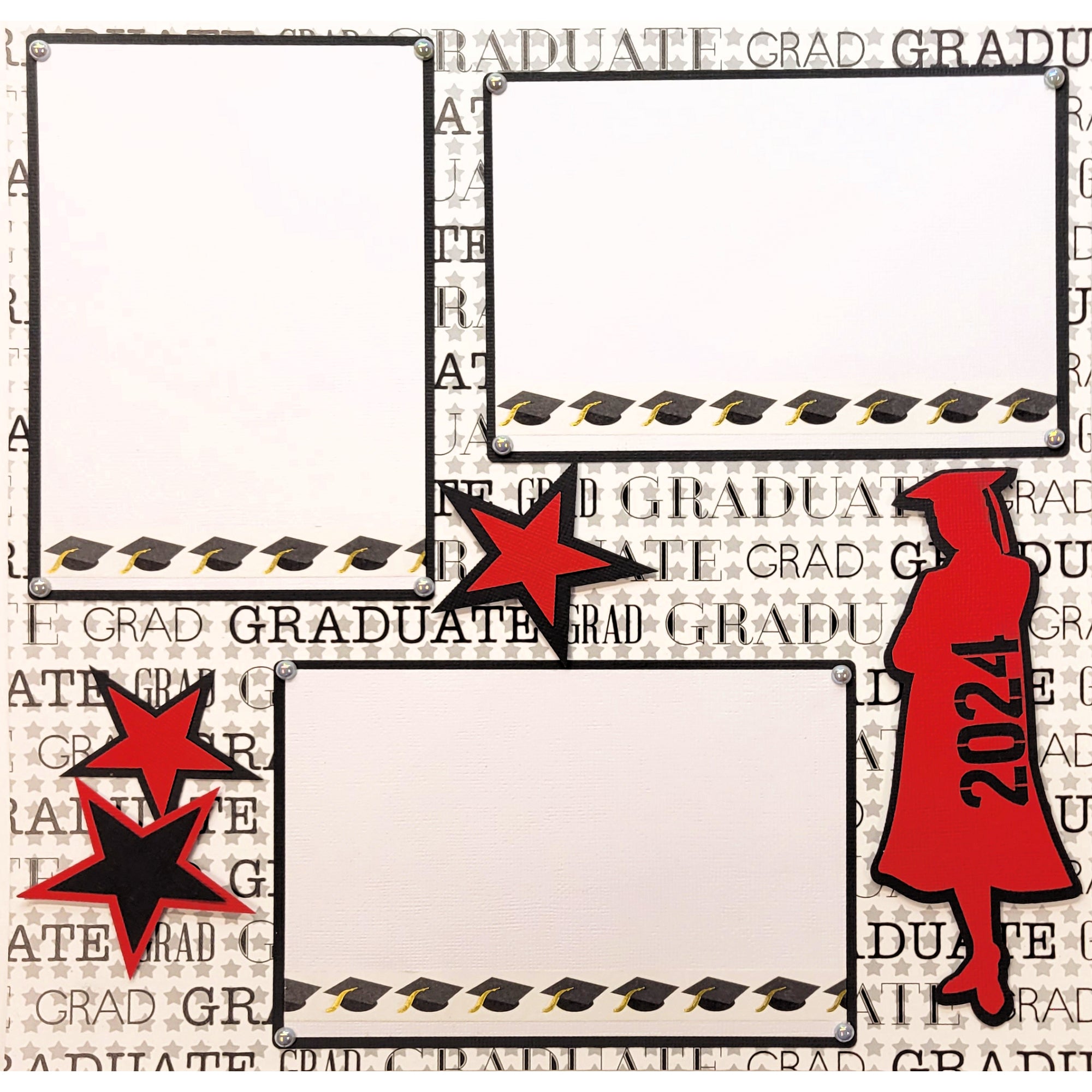 Graduation Collection Senior Class of 2024 Customized, Premade Scrapbook Pages by SSC Designs