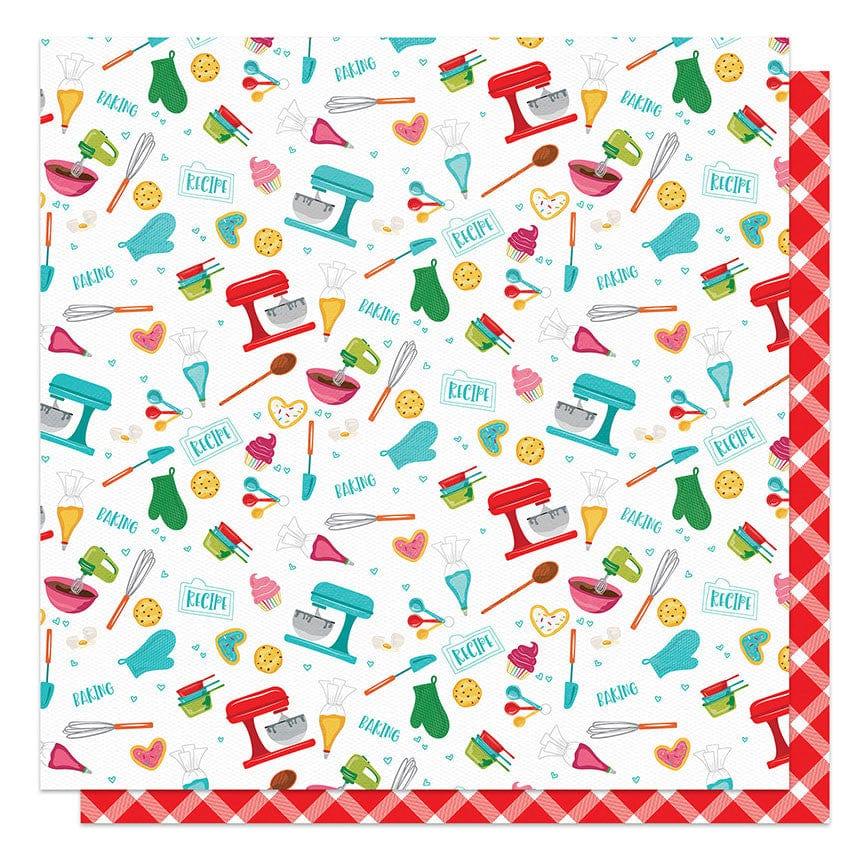 Little Chef Collection In The Kitchen 12 x 12 Double-Sided Scrapbook Paper by Photo Play Paper - Scrapbook Supply Companies