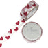 Be Mine, Valentine Collection  Hearts Silver Foil Decorative Washi Tape - 15mm x 7m