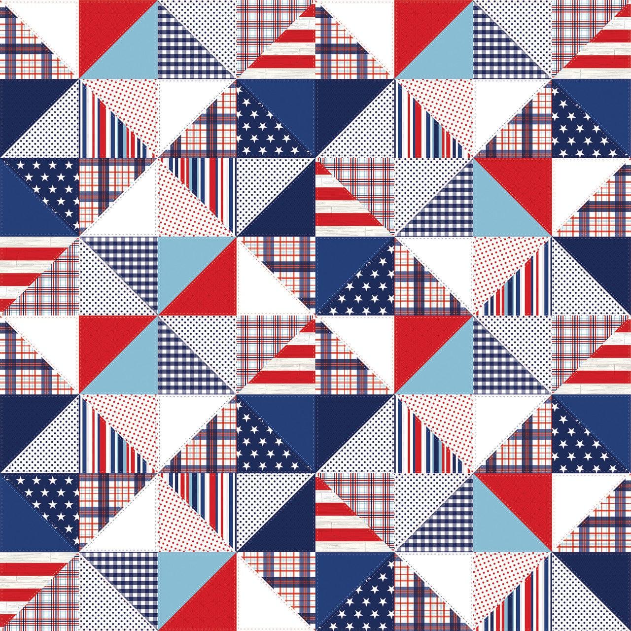 Fourth of July Collection American Made 12 x 12 Double-Sided Scrapbook Paper by Carta Bella - Scrapbook Supply Companies