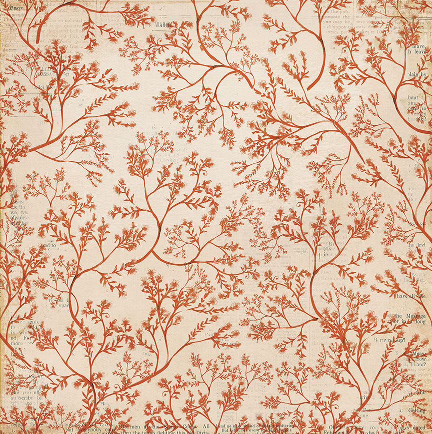 Autumn Junque Collection So Thankful 12 x 12 Double-Sided Scrapbook Paper by Photo Play Paper