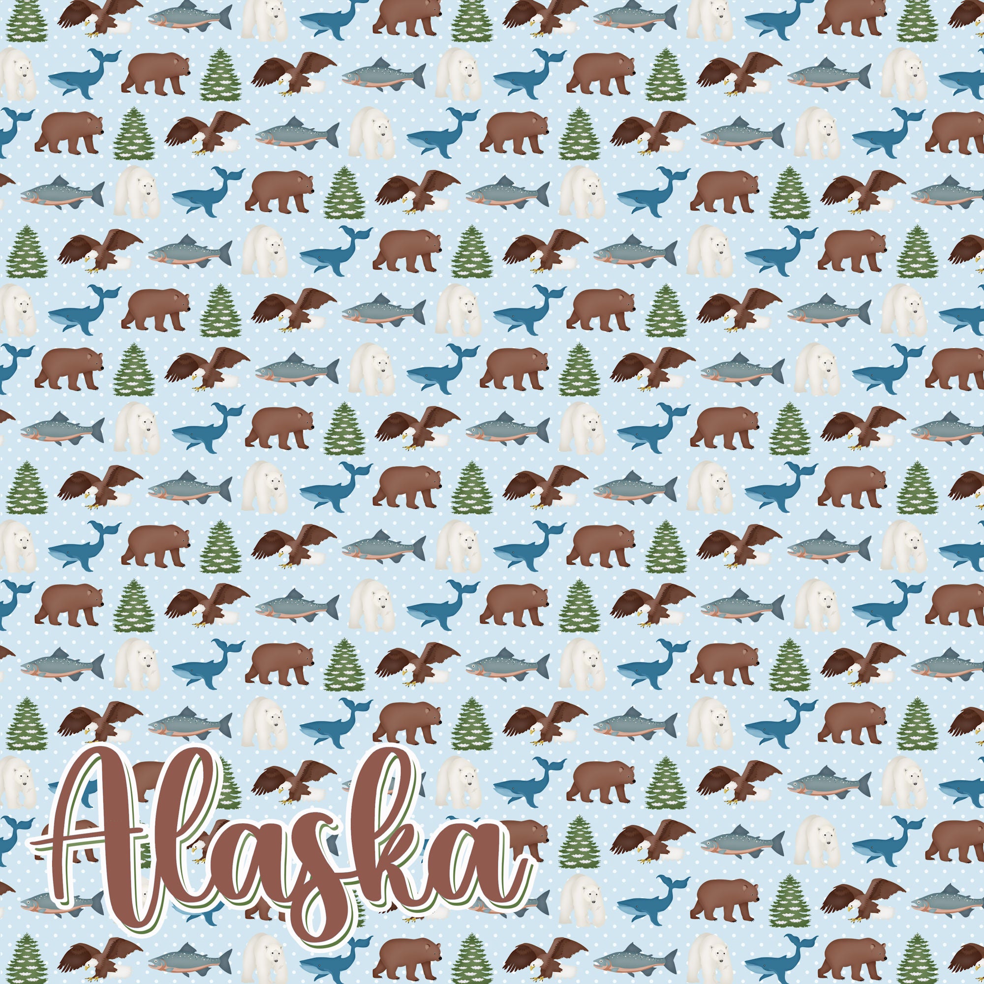 Alaska Collection Alaska 12 x 12 Double-Sided Scrapbook Paper by SSC Designs