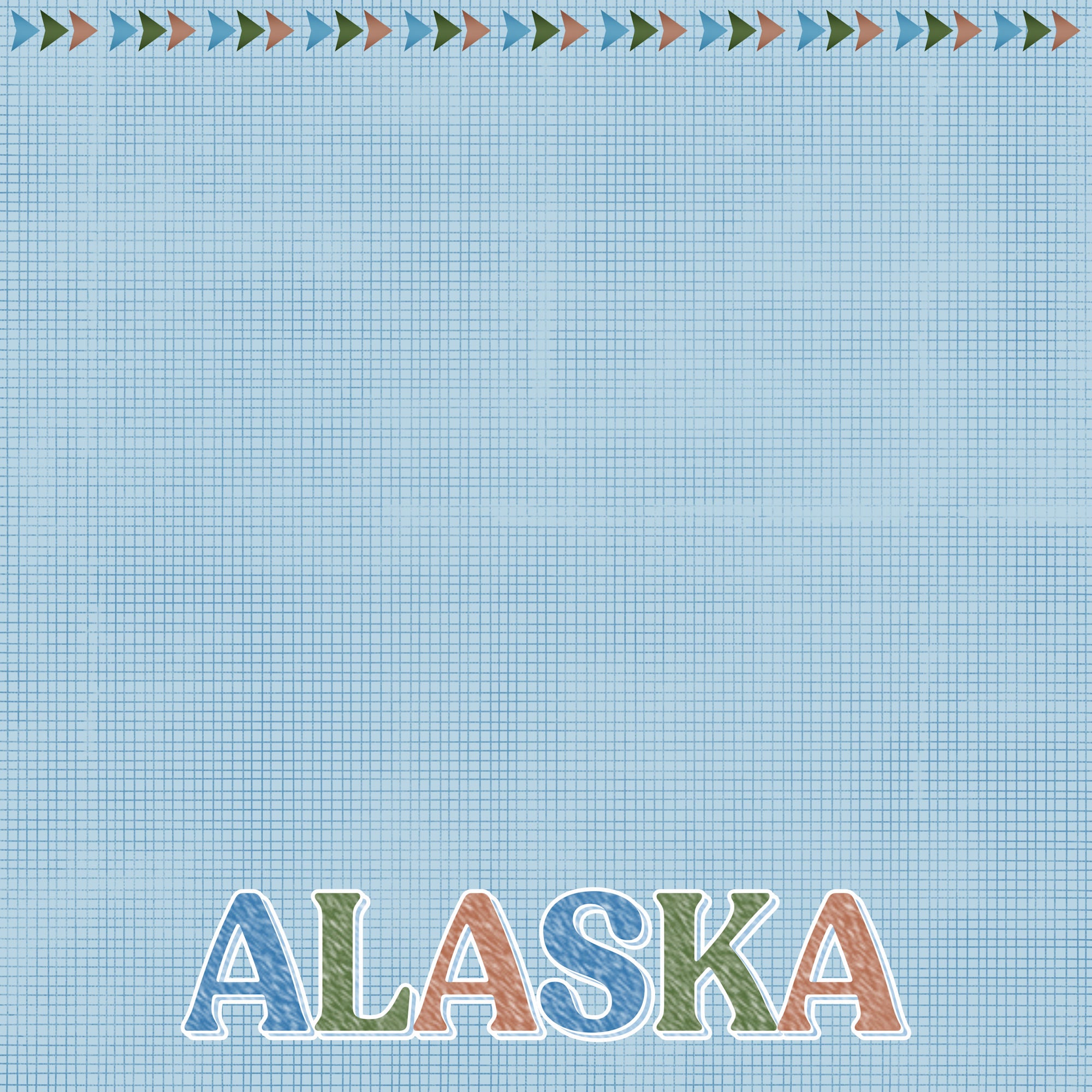 Alaska Collection Alaska Sightseeing 12 x 12 Double-Sided Scrapbook Paper by SSC Designs