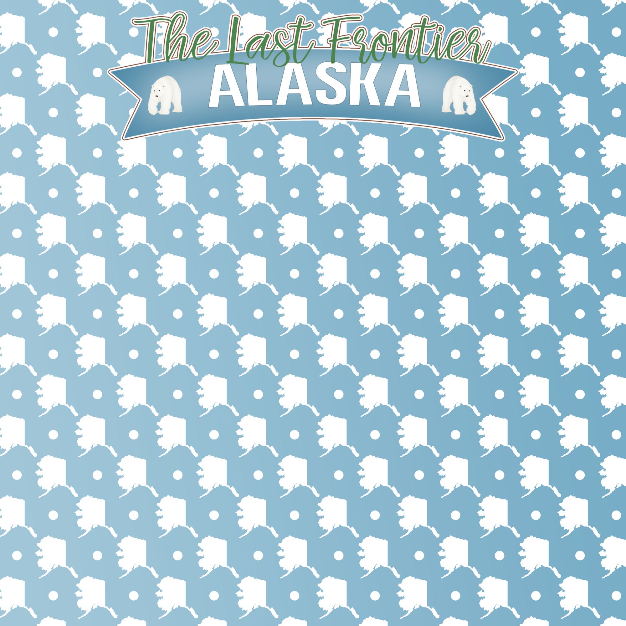Alaska Collection The Last Frontier 12 x 12 Double-Sided Scrapbook Paper by SSC Designs