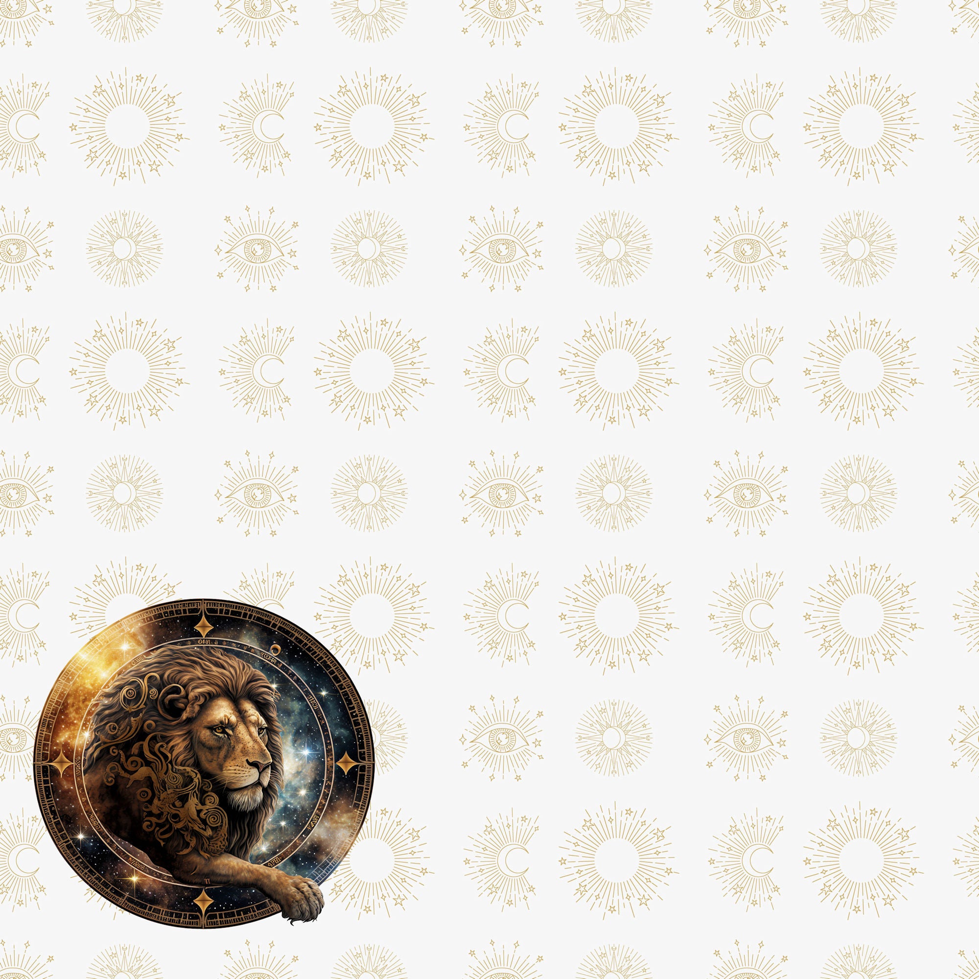Astrology Collection Leo 12 x 12 Double-Sided Scrapbook Paper by SSC Designs